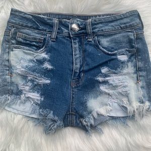 American Eagle Outfitters Hi Rise Denim Shorts
